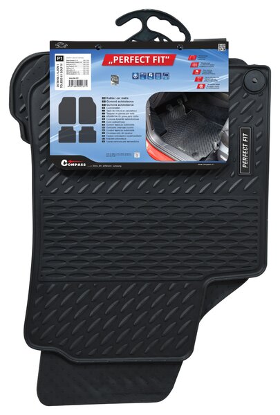 Compass Koberce gumové PERFECT FIT P1 s fixací sada 4ks