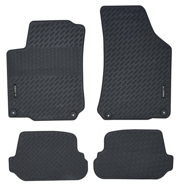 Compass Koberce gumové PERFECT FIT P1 s fixací sada 4ks