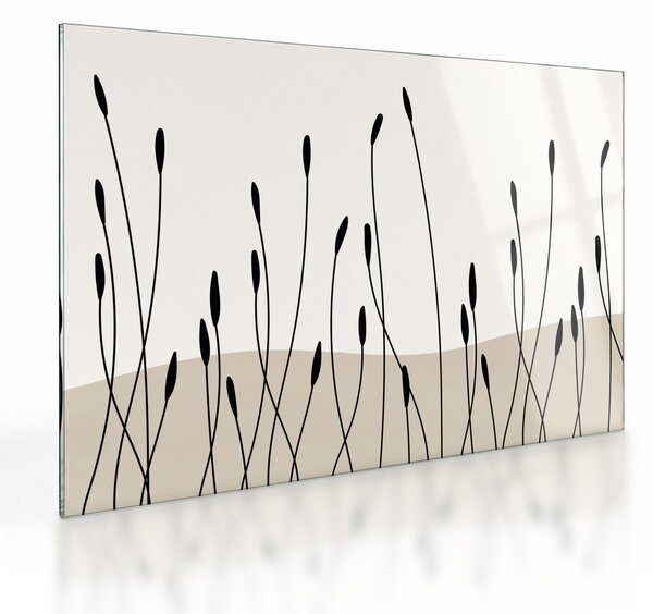 Skleněný obraz - Grafická louka N⁰3 (70x50 cm)