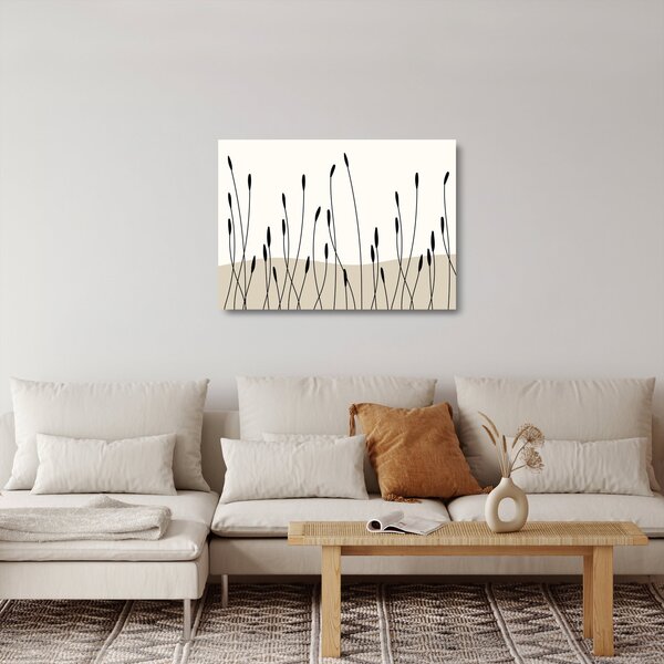 Skleněný obraz - Grafická louka N⁰3 (70x50 cm)