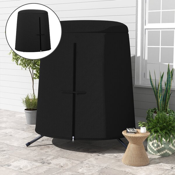 Ochranný kryt pro závěsné křeslo Outsunny, voděodolný s UV ochranou, tarpaulin pro závěsné basketové a houpací křeslo 300D Oxford Ø196 x 230H cm | Aos