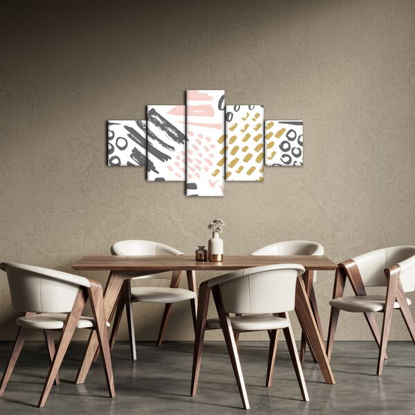 Obraz - Abstraktní tahy (125x70 cm)