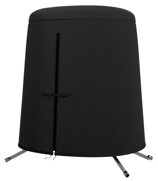 Ochranný kryt pro závěsné křeslo Outsunny, voděodolný s UV ochranou, tarpaulin pro závěsné basketové a houpací křeslo 300D Oxford Ø196 x 230H cm | Aos
