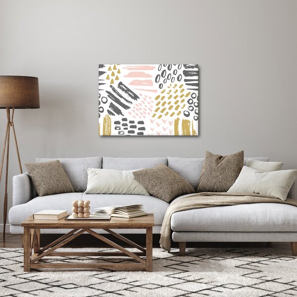 Obraz - Abstraktní tahy (70x50 cm)