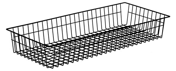 FEROPLAST spol. s.r.o Drátěný koš Feroplast KS49 pro regál s šířkou 1200 mm, 400x1100x120, černý
