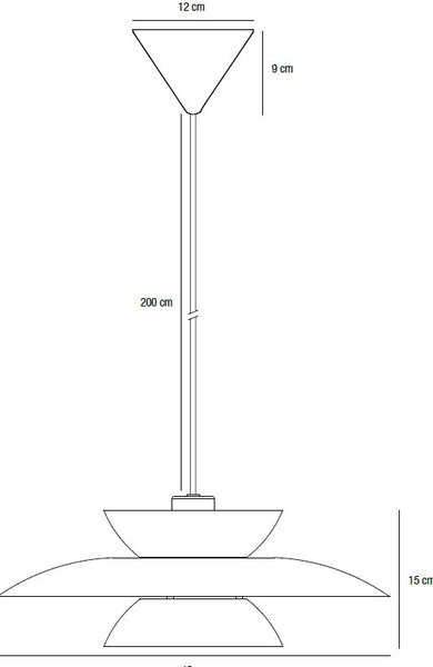 Nordlux Carmen závěsné svítidlo 1x40 W černá 2213603003