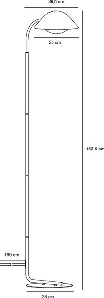 Nordlux Freya stojací lampa 1x40 W černá 2213124003