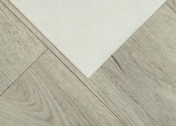 Breno PVC LINETEX Helsinki 593 – světle šedé dřevo, šíře 400 cm