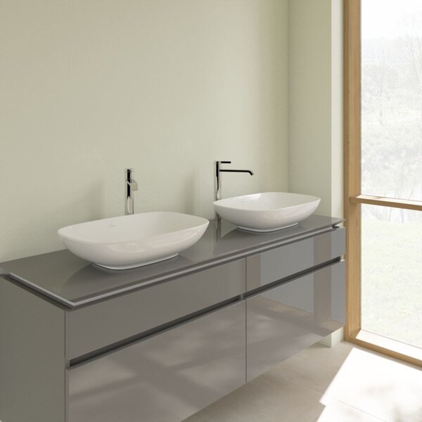 Villeroy & Boch Loop & Friends umyvadlo 56x38 cm obdélníkový na pult bílá lesk 4A490001