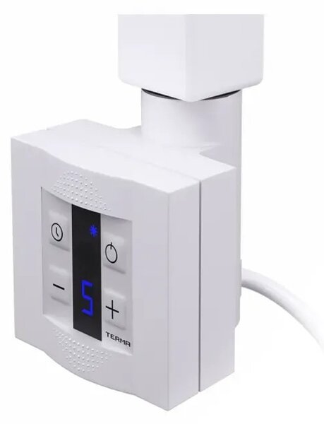 Elektrický regulátor TERMA KTX 4, bílý, kroucený kabel s vidlicí