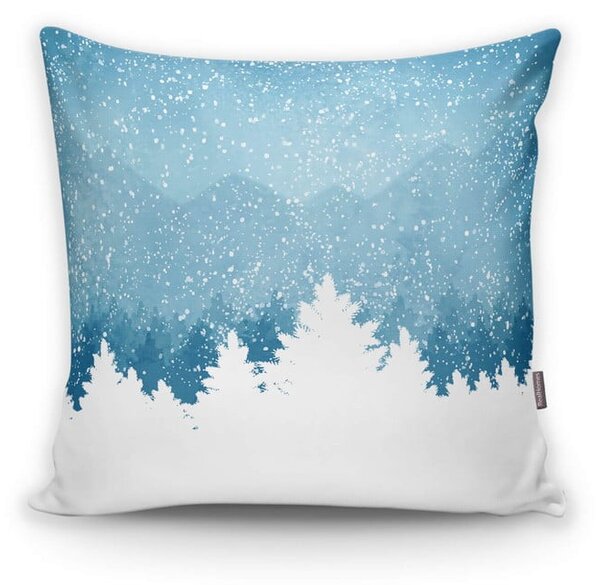Sada 4 vánočních povlaků na polštář a běhounu na stůl Minimalist Cushion Covers Winter Wonderland