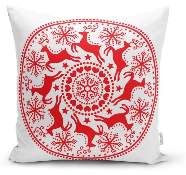 Sada 4 vánočních povlaků na polštář a běhounu na stůl Minimalist Cushion Covers Christmas