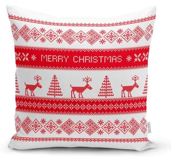 Sada 4 vánočních povlaků na polštář a běhounu na stůl Minimalist Cushion Covers Joy