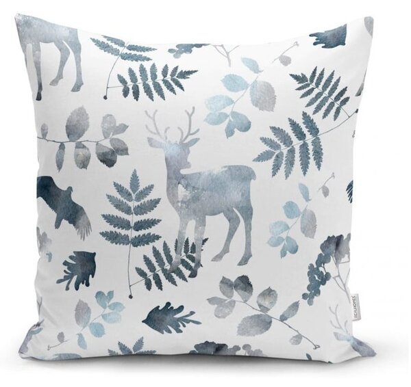 Sada 4 vánočních povlaků na polštář a běhounu na stůl Minimalist Cushion Covers Christmas Forest