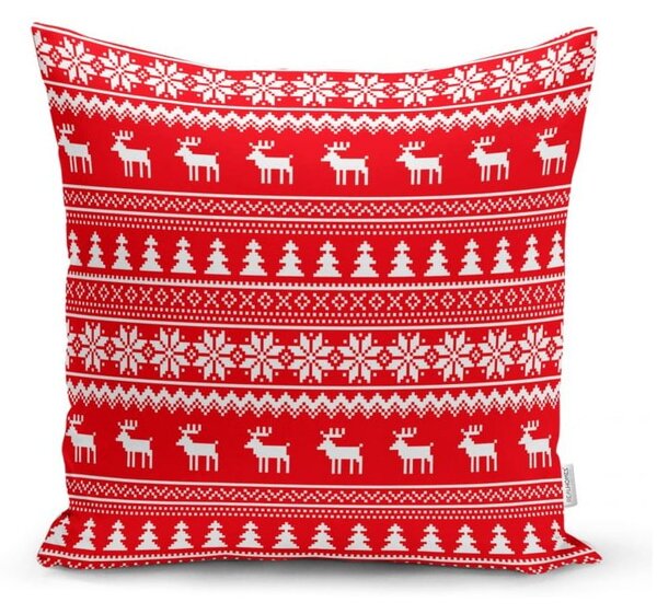 Sada 4 vánočních povlaků na polštář a běhounu na stůl Minimalist Cushion Covers Christmas