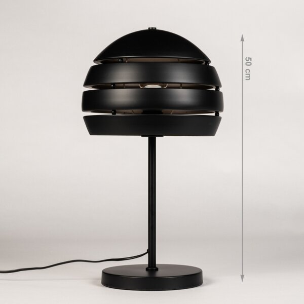 Stolní retro lampa Cantonn Nero and Gold (LMD)