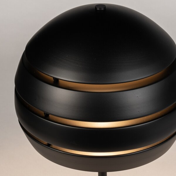 Stolní retro lampa Cantonn Nero and Gold (LMD)