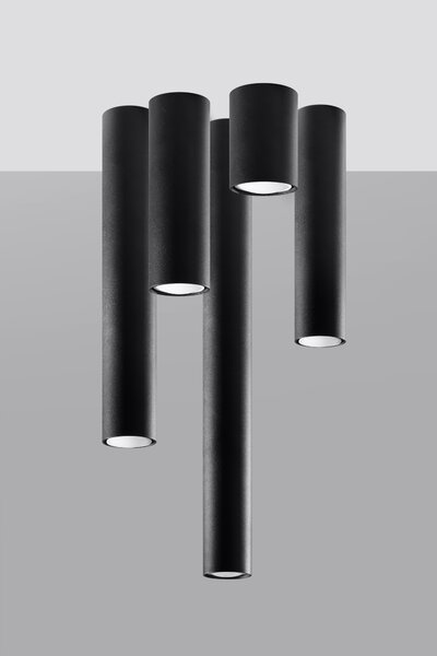 Sollux Lighting Lagos stropní světlo 1x40 W černá SL.1001