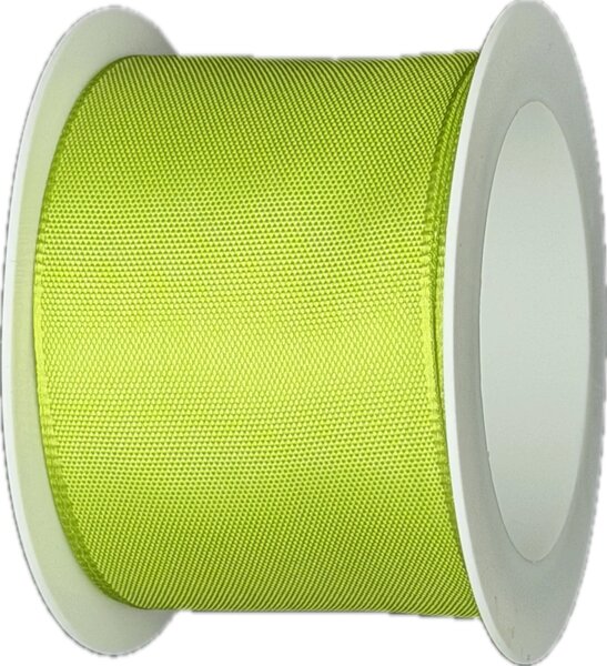 Stuha taftová COLORINO hráškově zelená 40mm x 2m (12,- Kč/m)