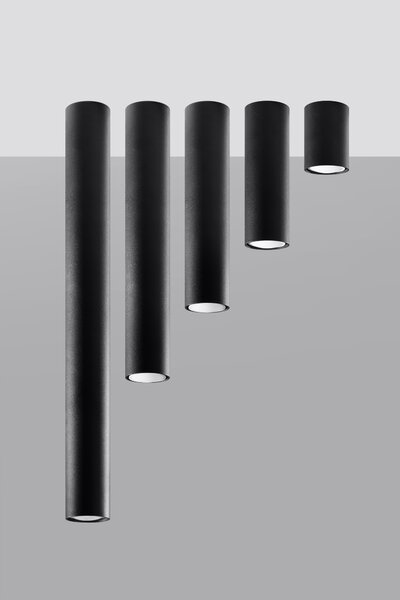 Sollux Lighting Lagos stropní světlo 1x40 W černá SL.1001
