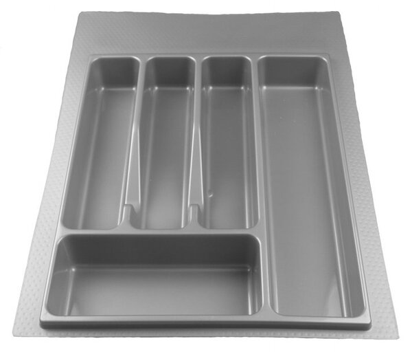 Kuchyňská linka 260/260 cm JING - dub ferrara / legno + LED, dřez a příborník ZDARMA
