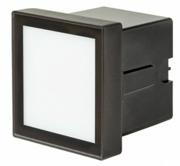 RED - DESIGN RENDL RENDL DEJAVU SQ 9 zápustná černá 230V LED 3.5W IP65 3000K R12530