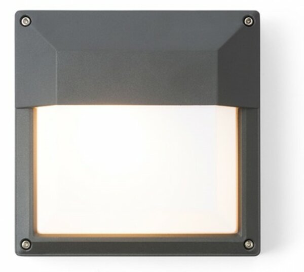 RED - DESIGN RENDL RENDL DELTA 215 nástěnná antracitová 230V E27 18W IP54 R12566