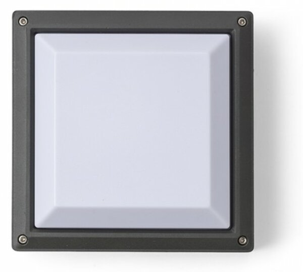RED - DESIGN RENDL RENDL DELTA 215 přisazená antracitová 230V E27 18W IP54 R12564