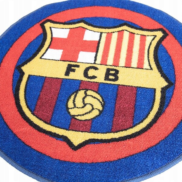 Koberec FC Barcelona s krátkým vlasem 60 x 60 cm