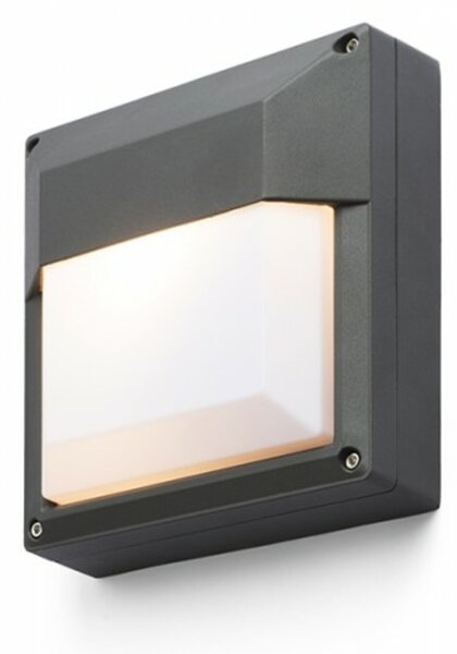 RED - DESIGN RENDL RENDL DELTA 215 nástěnná antracitová 230V E27 18W IP54 R12566
