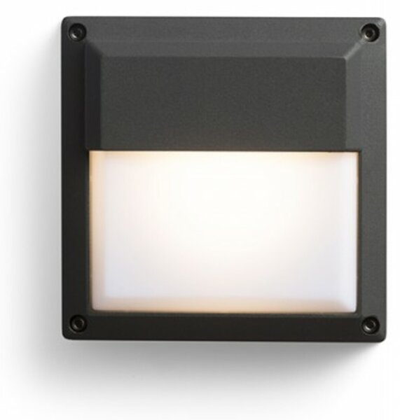 RED - DESIGN RENDL RENDL DELTA 145 nástěnná antracitová 230V GX53 9W IP54 R12565