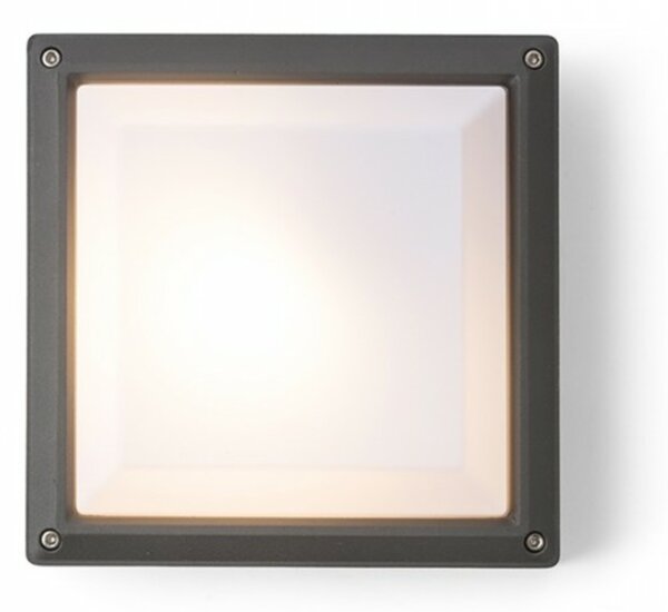 RED - DESIGN RENDL RENDL DELTA 215 přisazená antracitová 230V E27 18W IP54 R12564