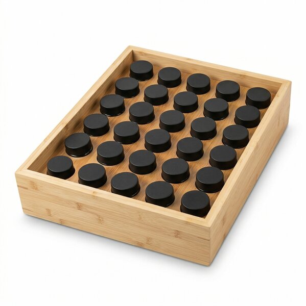 Nástěnný organizér na koření PALETTE, 30 kořenek