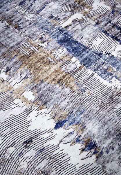 ELLE Decoration, Kusový koberec Imagination New 106035 Dark blue/Beige z kolekce Elle, 120x160, modrá, ložnice