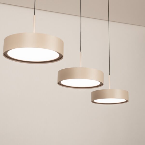 Závěsné LED svítidlo Bonn Taupe 3 Lineo (LMD)