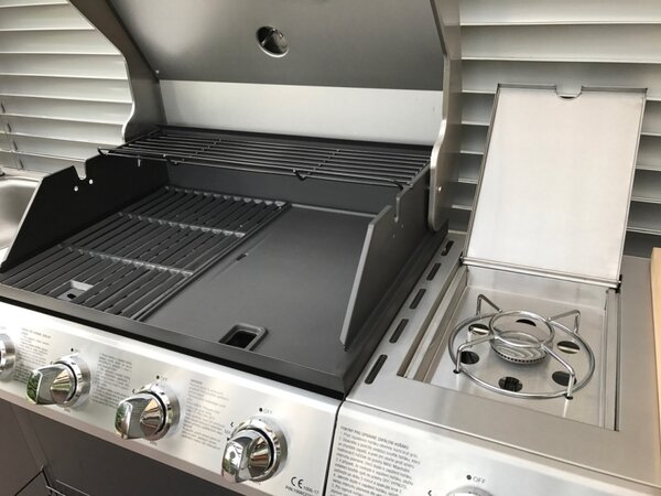 Velká luxusní zahradní kuchyně s plynovým grilem Avenberg TEXAS