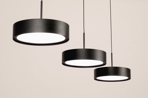 Závěsné LED svítidlo Bonn Nero 3 Lineo (LMD)