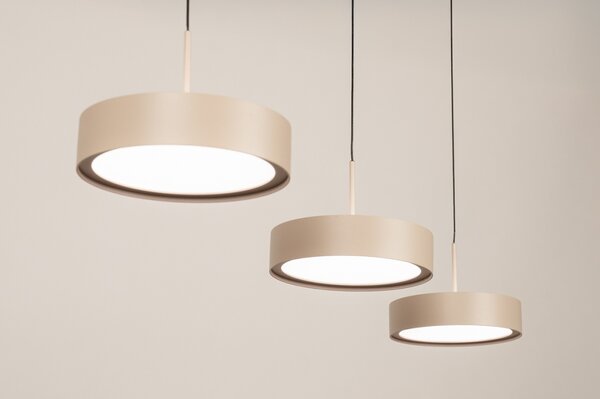 Závěsné LED svítidlo Bonn Taupe 3 Lineo (LMD)