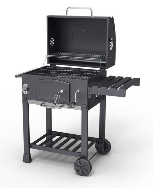 Multifunkční BBQ gril Avenberg GENIUS+litinový rošt+tál+pizza kámen