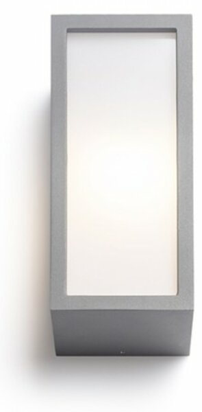 RED - DESIGN RENDL RENDL DURANT nástěnná stříbrnošedá 230V E27 18W IP54 R12568