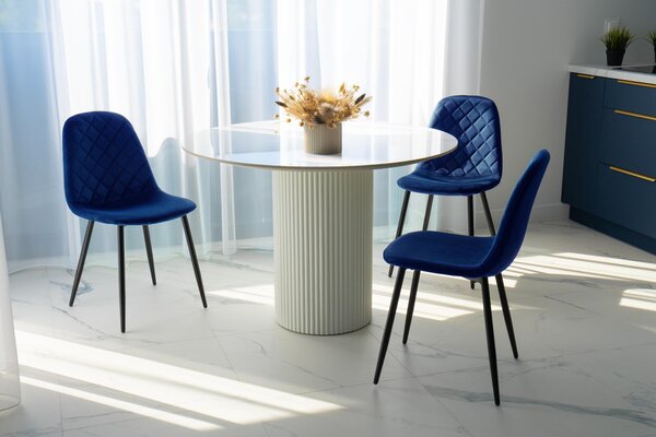 Židle Orlando Velvet navy blue