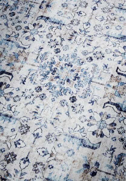 ELLE Decoration, Kusový koberec Imagination New 106042 Cream/Blue z kolekce Elle, 120x160, modrá, ložnice