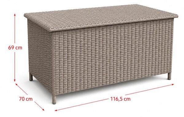Úložný ratanový box AVENBERG DOCK