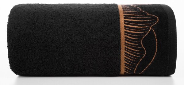 SADA RUČNÍKŮ LIMITED COLLECTION PEONIA1 6KS 50X90 CM ČERNÁ