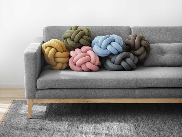 Design House Stockholm Polštář Knot růžová 30x30