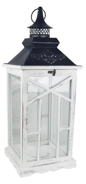 Dřevěná lucerna D4131/S - 62 cm