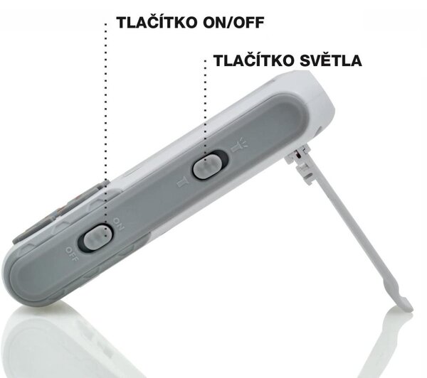 Digitální teploměr - termosonda HiNOVA - šedý