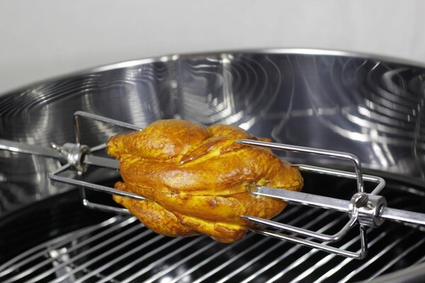Grilovací jehla s límcem a pizza pec na kotlové grily FORNO