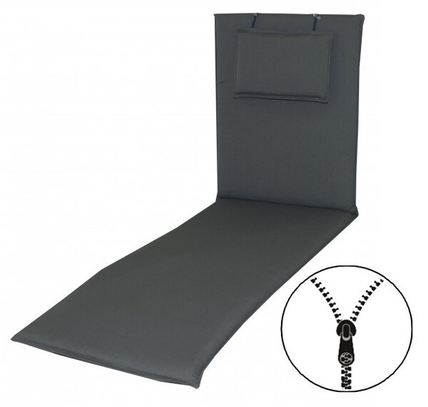 Doppler ELEGANT 2430 - polstr na zahradní lehátko s podhlavníkem