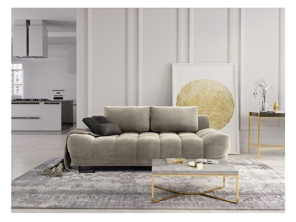 Béžová třímístná rozkládací pohovka Windsor & Co Sofas Cumulus